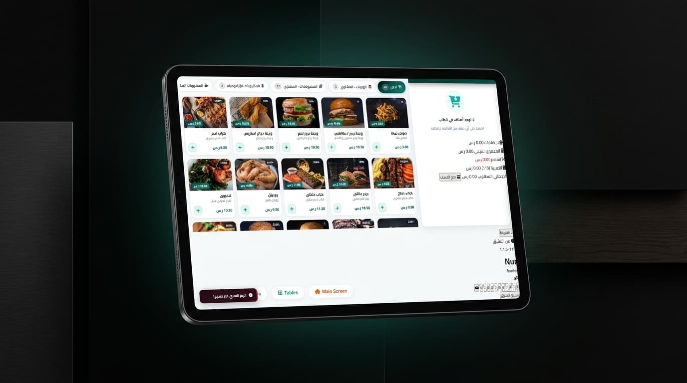 Nur Foodes — Restaurant POS & Store ERP System project preview